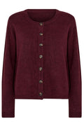 Alice Cardigan |  Dark Red Mel
