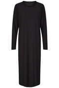 Alma Ls T-Shirt Dress | Black