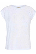 Blond-Tee-Flower | Brilliant White