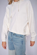 Salva Ls Hoodie Sweatshirt  |  Ecru
