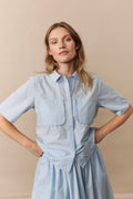 Fadumasz Shirt | Cashmere Blue