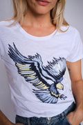 Rem O-Ss Eagle Tee  |  White