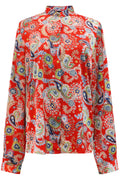 Hope Ls Shirt | Red Paisley