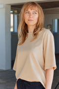 Kanna Box Tee |  Sand