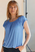 Daisy Bubble Tee |  Air Blue