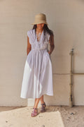 Mykononesize Dress 3461  | White