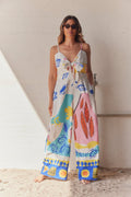 Eliza Art Jumpsuit | Sky Blue