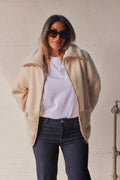 Bamie Teddy Zip |  Cream