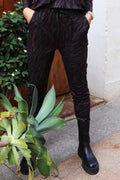 Alma Pants | Dark Brown Zebra