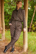 Lolly Quilt Jumpsuit |  Dark Olive