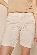 Jolanda Chino Shorts | Pearled Ivory