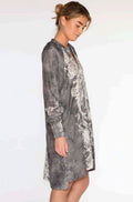 Conesizeta Knee Dress 54539 | Dark Grey