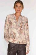 Neomi Blouse 54627 | Sand Navy