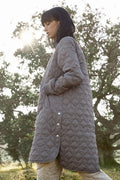 Padded Quilt Coat |  Dark Shadow