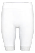 Long Shorts W/Lace | White