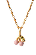 Cherry Necklace | Pink Gold