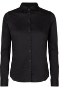 Tina Jersey Shirt | Black