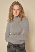 Relena Highneck Knit | Sharkskin