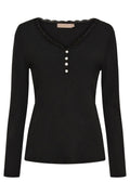 Calista Ls Tee | Black