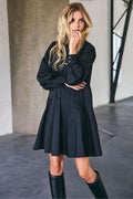 Poppy Shirt Dress 36429 | Black