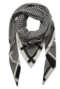 Imperial Scarf | White Black