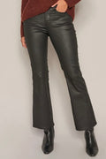 Ashley Coated Pant Ankle | Ankle Black