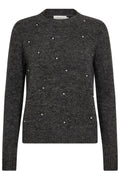 Diamond Pullover | Dark Grey Melange