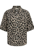 Lavisco Shirt 206036 | Sand Melange Black