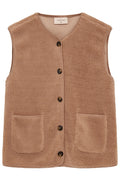 Teddy Waistcoat | Desert Taupe