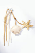 Beach Shell Bag Charm | Beige