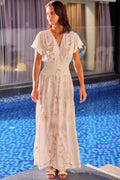 Molly Moon Embrodery Dress | White